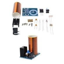 Mini tesla kit de bobina, 9-12v bd245, eletrônicos, diy, transmissão sem fio, conjunto de placa diy 2024 - compre barato