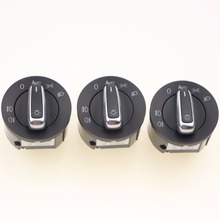 3Pcs Original Chrome Auto Car Headlight Switch Fog Light Lamp Switch 5ND 941 431B 3C8 941 431B For VW Golf MK6 T5 Passat Tiguan 2024 - buy cheap