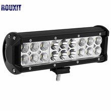 Barra de luz de led offroad, 9 polegadas, 54w, combo holofote, 12v, 24v, lâmpada de trabalho para atv, suv 4wd, 4x4, caça a remo 2024 - compre barato