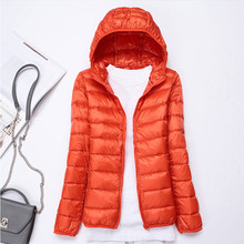 Plus Size  Hot Oversize Ultra-Light Lady  Spring Autumn Down Jacket Outdoor Thin Hooded Warm Climbing Hiking Coat Female Clothes 2024 - buy cheap