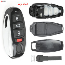 Keyecu New Replacement Remote Key Shell Case Fob 4 Button for Volkswagen Toua*reg 2011 2012 2013 2014 2015 2016 2024 - buy cheap