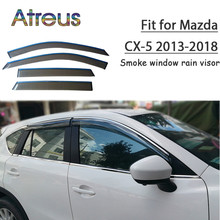 Atreus 1 комплект ABS для 2018 2017 2016 2015-2013 Mazda CX-5 CX5 аксессуары Автомобильные дефлекторы от солнца на вентиляционную решетку козырек от дождя 2024 - купить недорого