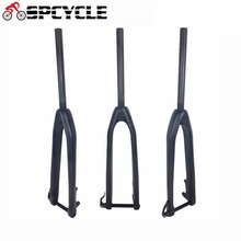 Spcycle Carbon MTB Fork 26.5er/27.5er/29er Carbon Mountain Bike Rigid Fork 100*15mm Thru Axle Forks 1-1 / 8 '' Straight Tube 2024 - buy cheap