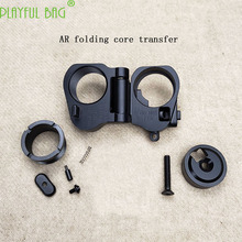 Outdoor activity CS AR upgrade material folding bracket adapter AEG Split case water bullet gun refitting folding bracket KJ43 2024 - buy cheap