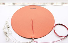 110V/220V 500W Circular Dia 300mm round Silicone Heater Round HeatBed Pad with Thermistor For Delta Kossel 3D printer 2024 - buy cheap