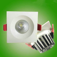 Free shipping Square 15W COB LED Ceiling downlight Epistar LED ceiling lamp Recessed Spot light AC85V-245V 2024 - buy cheap