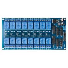 12V 16 Channel Relay Module Board with Optocoupler Protection LM2576 Power PIC AVR MCU DSP ARM 2024 - buy cheap