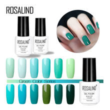 Rosalind Gel 1S 7ML Nail Gel Polish Mint Green Series Gel Primer Soak off Lacquer UV LED Fast Dry Semi Permanent For Nail Art 2024 - buy cheap