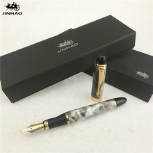 1 шт./лот Jinhao X450 авторучка роскошный черный Мрамор 3 вида стилей Цвет ручка с позолоченным зажимом школьные принадлежности Canetas Tinteiro 14,3*1,3 см 2024 - купить недорого