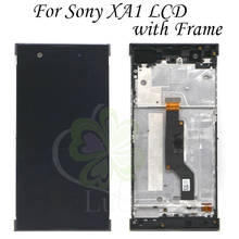 Для Sony Xperia XA1 ЖК-дисплей сенсорный экран дигитайзер в сборе Замена с рамкой G3116 G3121 G3112 для 5,0 "SONY XA1 ЖК-дисплей 2024 - купить недорого