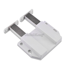 Brand New 10PCS Cabinet Double Door Catch Magnet Cupboard Latch Kitchen Cabinet Catches Push Press Open White 2024 - buy cheap