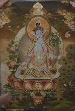 Chinese collection Thangka embroidery Goddess of mercy diagram 2024 - buy cheap