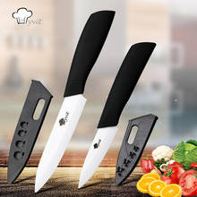 Myvit brand Kitchen Knives 3" and 5" 2pcs Ceramic Knife White Blade Fruit Paring Knives Cooking Tools  Beauty Gift 2024 - buy cheap