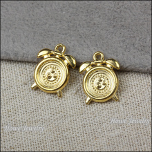 120pcs vintage  clock   pendant   gold color alloy   Pendant  DIY European Style jewelry findings C067 2024 - buy cheap