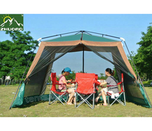 Novo estilo ultralarge 310*310*210cm 4-6 pessoa barraca de acampamento grande gazebo praia barraca sun shelter barraca 2024 - compre barato