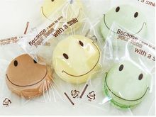 100pcs/lot Clear Smiling cookie plastic bags 7.5x10cm self adhesive bags for biscuits snack baking package 2024 - buy cheap