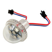 DC12V input 30mm diameter led addressable RGB full color pixel module;IP66 rated;UCS1903(similar to WS2811) chip 2024 - buy cheap