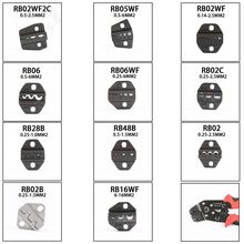 LUBAN MINI EUROP STYLE crimping tool crimping plier die sets for RB series RB02C RB02WF2C RB16WF RB06WF RB03H RB02 jaws 2024 - buy cheap