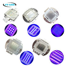 Fuente de luz LED de alta potencia 388nm-390nm, 3W, 5W, 10W, 20W, 30W, 50W, 100W, Ultravioleta púrpura, COB integrada 2024 - compra barato