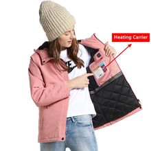 USB Heated Jacket Women&men Winter Thermal Jacket Outerwear Waterproof Windbreaker Parka Women Keep Warm Winter Coat Women Men 2024 - buy cheap