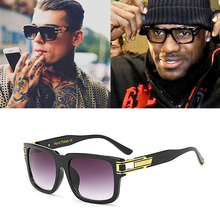 Luxury Brand men's designer  Vintage Retro   Large frame sunglasses  women sun glasses  grandmaster UV400 2024 - buy cheap