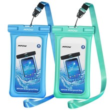 2 шт. IPX8 водонепроницаемые сумки для плавания универсальный чехол для телефона подводная сухая сумка для iPhone XIAOMI чехол для телефона Samsung сумки Floatable 2024 - купить недорого