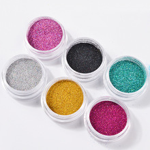 2g/box Holographic Laser Nail Glitter dip powder Chrome Pigment Dust Nail Decorations Nail Art DIY Manicure Designs 2024 - buy cheap