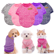 Одежда для собак чихуахуа, щенка, одежда для домашних животных, зимние куртки для собак, мягкий свитер, одежда для маленьких собак, кошек, Мопсов, йоркширов, Ropa Perro 2024 - купить недорого