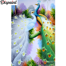 Dispaint Full Square/Round Drill 5D DIY Diamond Painting "Animal peacock" Embroidery Cross Stitch 3D Home Decor A10796 2024 - buy cheap