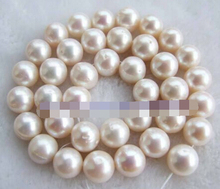 Joyería 00514 Natural AAB 11-12mm redondo blanco perla de agua dulce 15 "5,5 2024 - compra barato