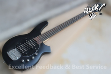 Top Quality China Custom Bass Music man Ernie Ball Matte Black 5 String Electric Guitar Active Pickups 2024 - buy cheap