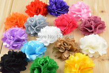 satin mesh flower for girls'  Valentine's Day clothes /cap / hair or headband accessories DIY silk flower 600pcs/lot 2024 - buy cheap