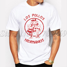 Camiseta Retro con estampado de LOS POLLOS HERMANOS para hombre, camisa informal de manga corta, hipster de Breaking Bad, divertida 2024 - compra barato