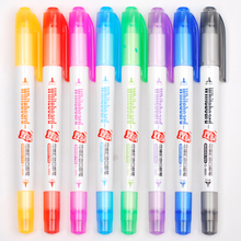 8 Assorted Colors/lot Whiteboard Marker Pen Erasable Whiteboard Markers Twin Tip Dual Nip Drawing Colorful Markers for Arts 2024 - buy cheap
