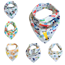 20pc/Lot Baby Bibs Cotton Triangle Head Scarf Boy Kerchief Girl Babador Bandana Dribble 2024 - buy cheap