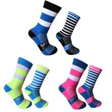 High Quality Sports Outdoor Cycling Socks Wave Point Striped Bikes Socks For Men Women Basketball Football Bicycle sports socks 2024 - buy cheap