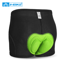 Inbike-shorts de ciclismo acolchoado com esponja, roupa esportiva respirável, de secagem rápida, para homens e mulheres, vestuário para andar de bicicleta 2024 - compre barato