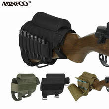 Outdoor Hunting Shotgun Bullets Holder Tactical Shooting Rifle Gun Ammo Pouch Bag Tactical Cheek Rest Bullets Buttstock Pack 2024 - buy cheap