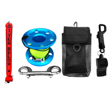Perfeclan Scuba Diving SMB Surface Marker Buoy+Finger Spool+Whistle+Pouch Buoy Marker Dive Reel Whistle 2024 - buy cheap