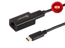 1 шт., двусторонний сетевой адаптер USB 3,1 Type C (1 шт.) к RJ45 100/1000 Мбит/с, гигабитный Ethernet LAN, подходит для разъема USB 3,0 2024 - купить недорого