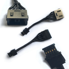 1 peça cabo conector de energia dc em conector, cabo conector para lenovo yoga 2 11 série dc placa de porta de energia dc30100l600 2024 - compre barato