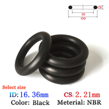 CS2.3mm ID5-14.9mm NBR FluoroRubber O-Ring Washer Seal Plastic gasket Silicone ring film oil and water seal gasket sealing 2024 - buy cheap