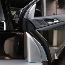 2x Car Front A Pillar Window Triangle Decoration Trim Styling Car-covers Sticker For Hyundai Tucson 2015 Auto Accessory 2024 - buy cheap