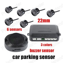 Indicador de alarma de sonido 22mm 3 colores Sensor de aparcamiento para coches 8 sensores reverso Radar de respaldo Monitor de estacionamiento pantalla Digital 2024 - compra barato