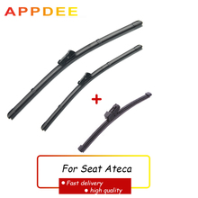 APPDEE Wiper LHD Front Rear Wiper Blades Set For Seat Ateca 2016 2017 2018 2019 2020 Windshield Windscreen 26"18"11" 2024 - buy cheap