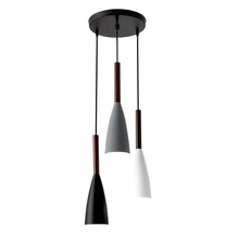 Lámpara de araña minimalista moderna para restaurante, sala de estar con personalidad creativa para tres lámparas nórdicas, dormitorio, iluminación de bar 2024 - compra barato