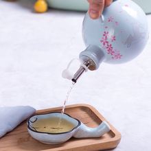 Padrão inovador de flor de cerejeira japonesa, frasco de tempero líquido para cozinha ferramenta para cozinhar molho de óleo 2024 - compre barato