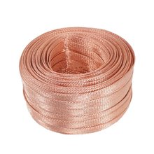 1M 3.3ft about 15MM Copper Braid Sleeve Screening Tubular Cable Copper Sleeve tube 2024 - buy cheap