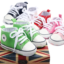 Baby canvas shoes 0-24M toddler baby girl shoes cotton soft sole baby shoes boy newborn baby moccasins infant sneakers 2024 - buy cheap