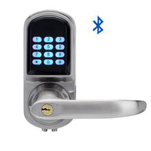 Bluetooth электронный дверной замок APP Control, пароль, механическая клавишная клавиатура цифровой кодовый замок смартфон lk200MAP 2024 - купить недорого